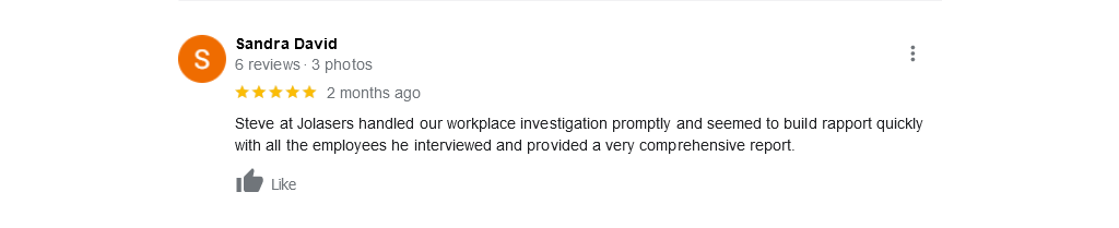 Verified Google Review
