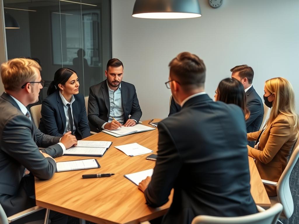 Albury workplace investigation team meeting