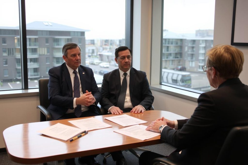 Confidential Geelong misconduct investigation meeting in progress