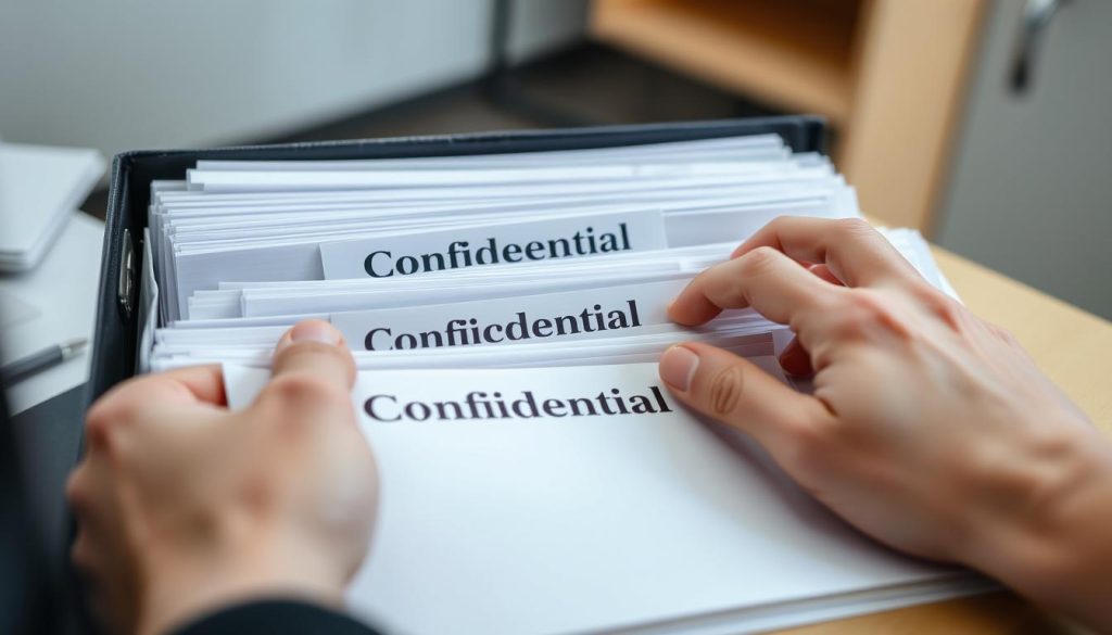 Confidential document handling during a Wodonga sexual harassment investigation
