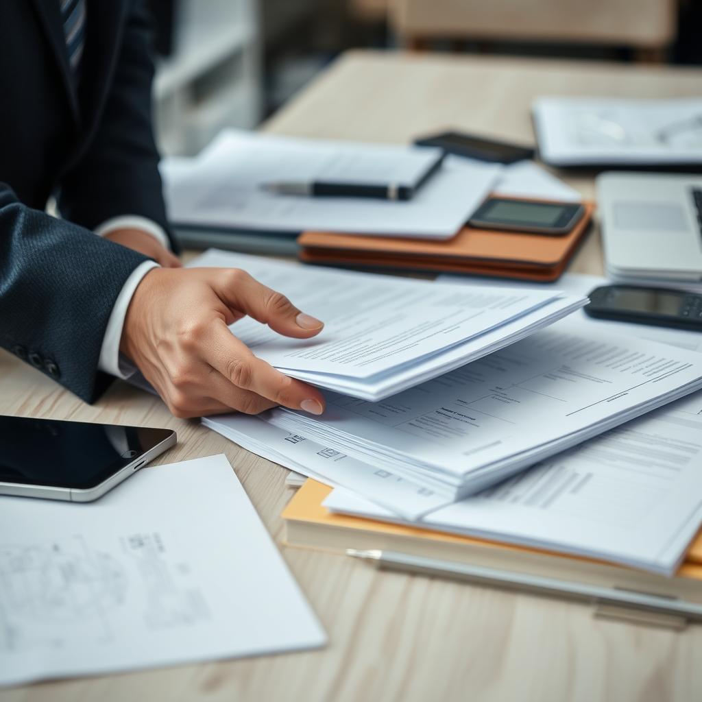 Document review and evidence collection process