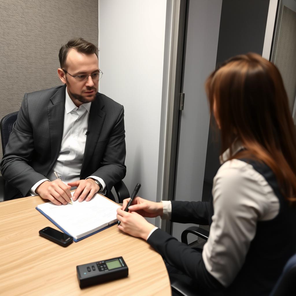 Investigator conducting interviews for a workplace investigation in Geelong