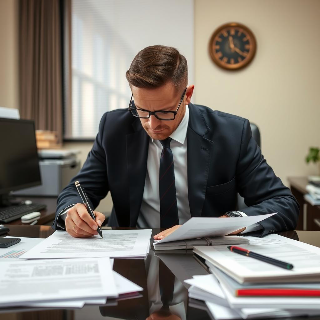 Investigator preparing final report in Albury