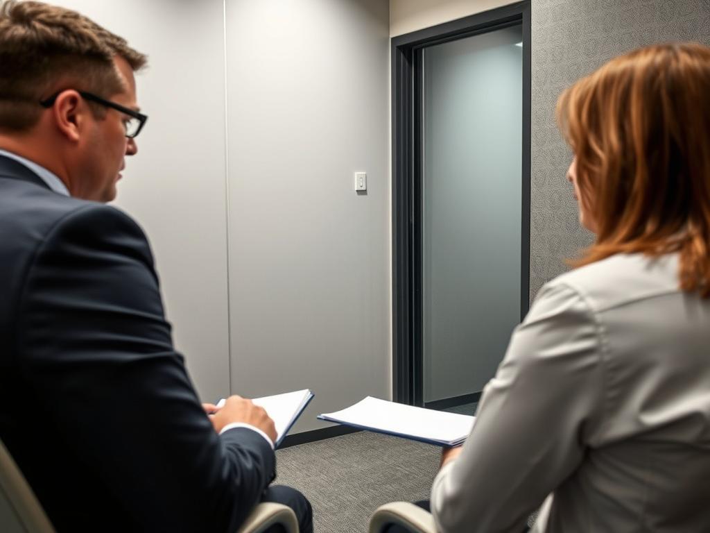 Professional investigator interviewing witnesses during a Bendigo harassment investigation