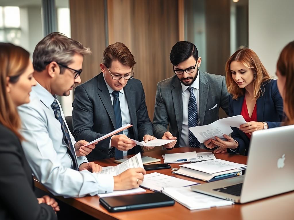 Team of Wodonga sexual harassment investigation specialists reviewing documentation