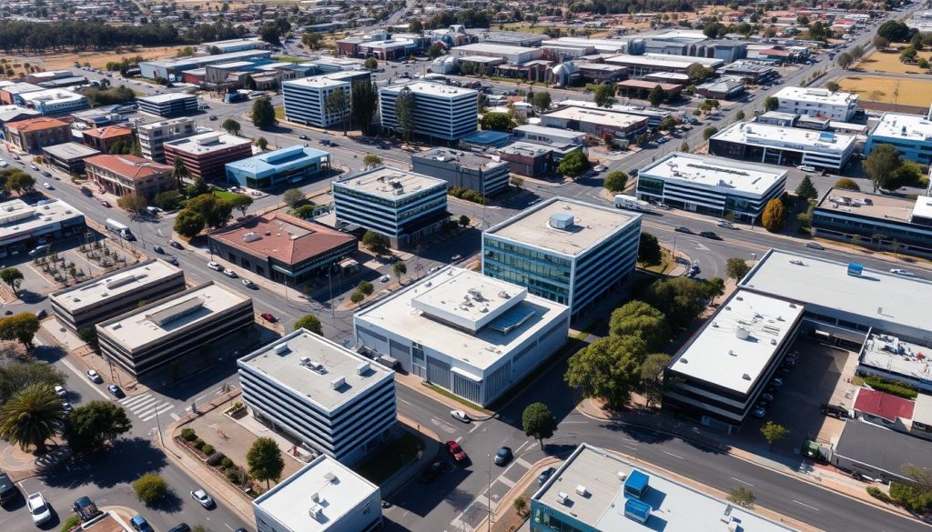 Wodonga business district where workplace investigations take place