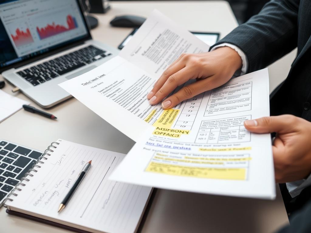 HR professional reviewing Geelong Human Resources (HR) Investigation documents