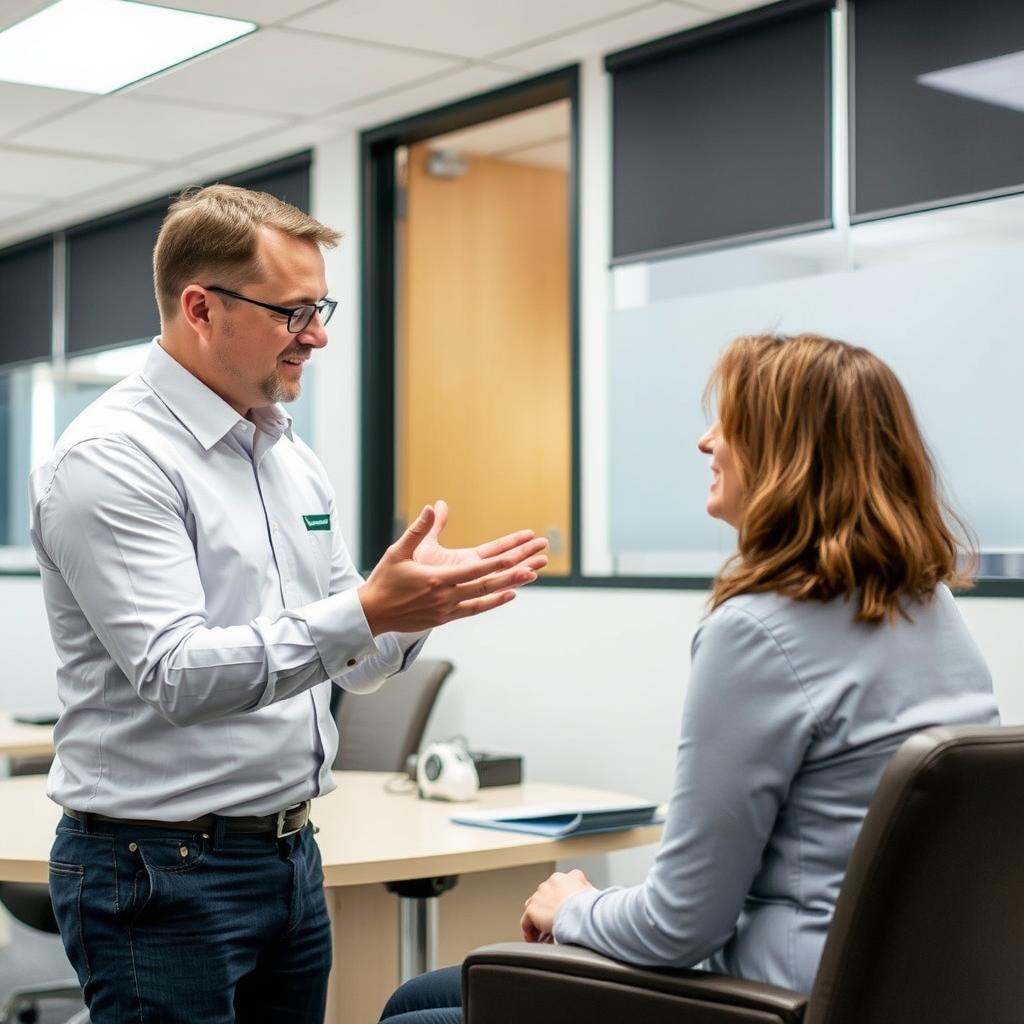 Investigator building rapport during Wangaratta workplace investigation