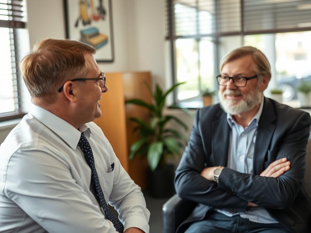 Investigator building rapport during a Maryborough workplace investigation interview