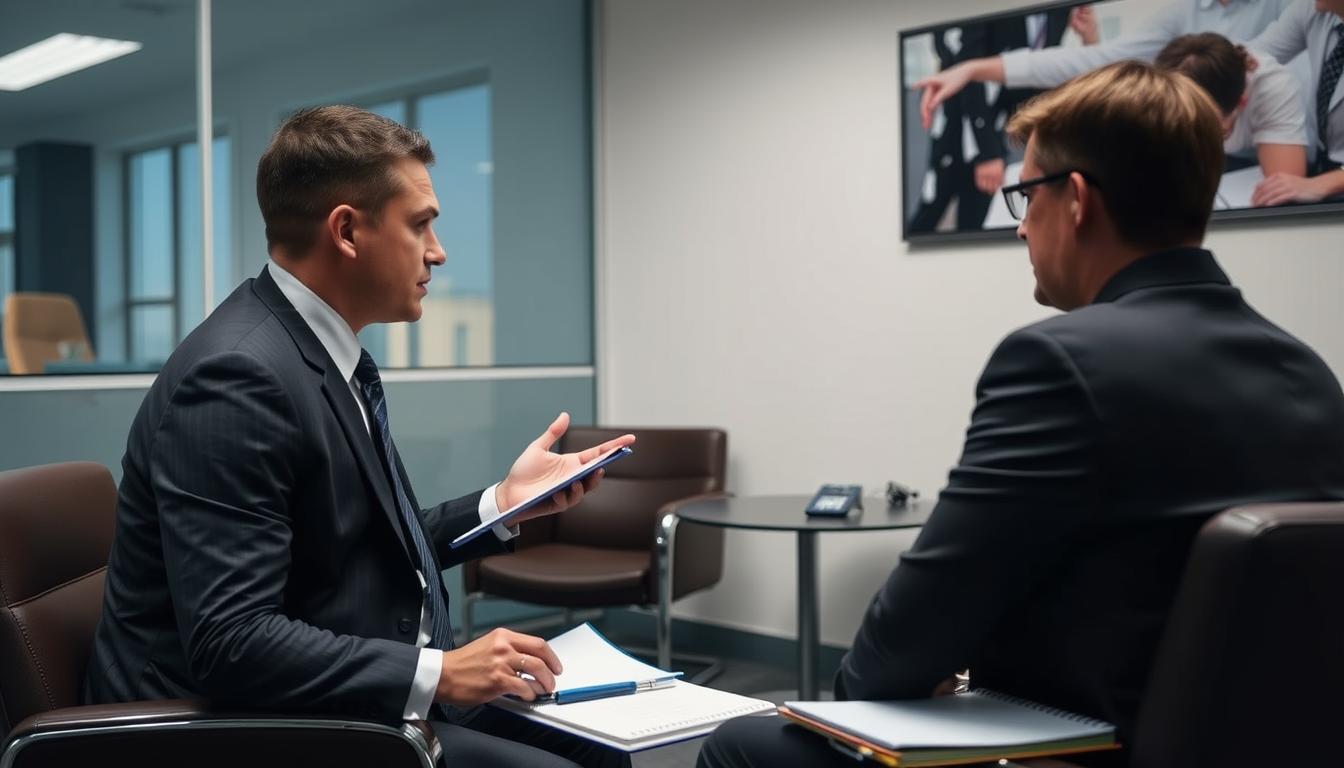 Jolasers Investigations professional conducting a Ballarat workplace misconduct investigation interview