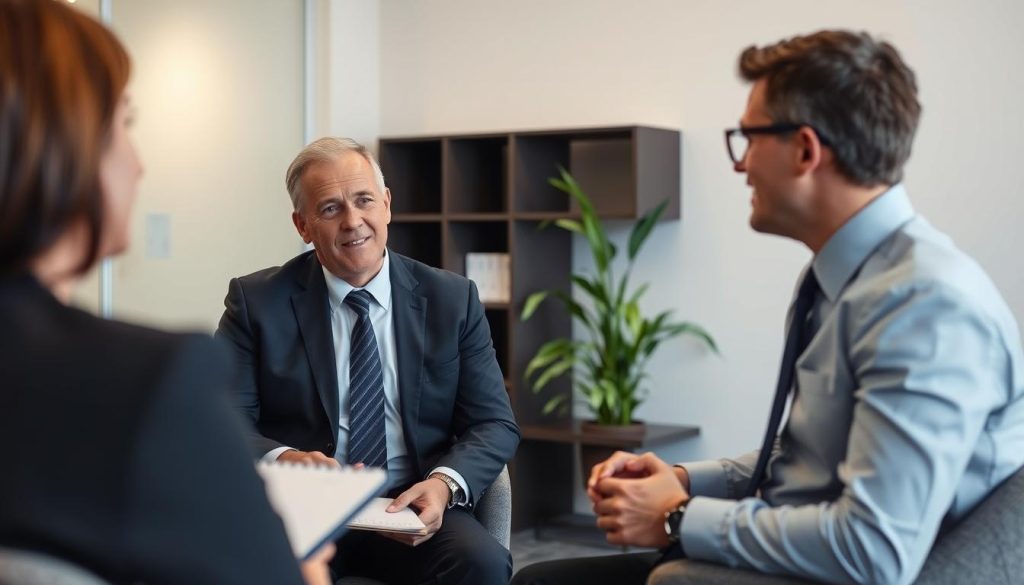 Professional conducting a Geelong workplace bullying investigation interview