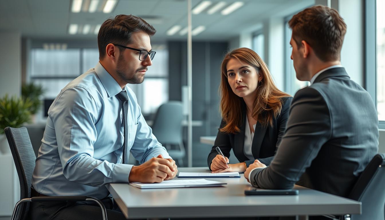 Professional investigator conducting a Mildura workplace bullying investigation interview