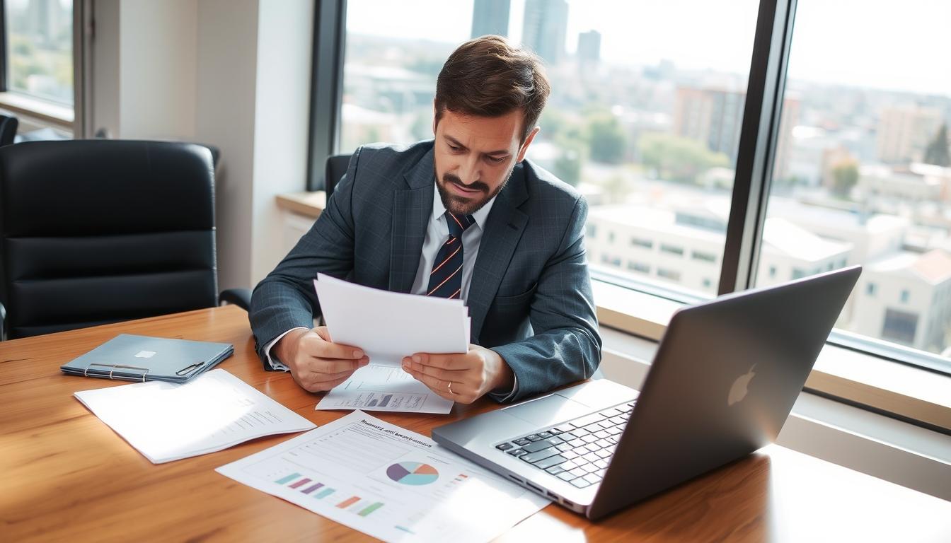 Professional investigator reviewing Ballarat Sexual Harassment Investigation documents