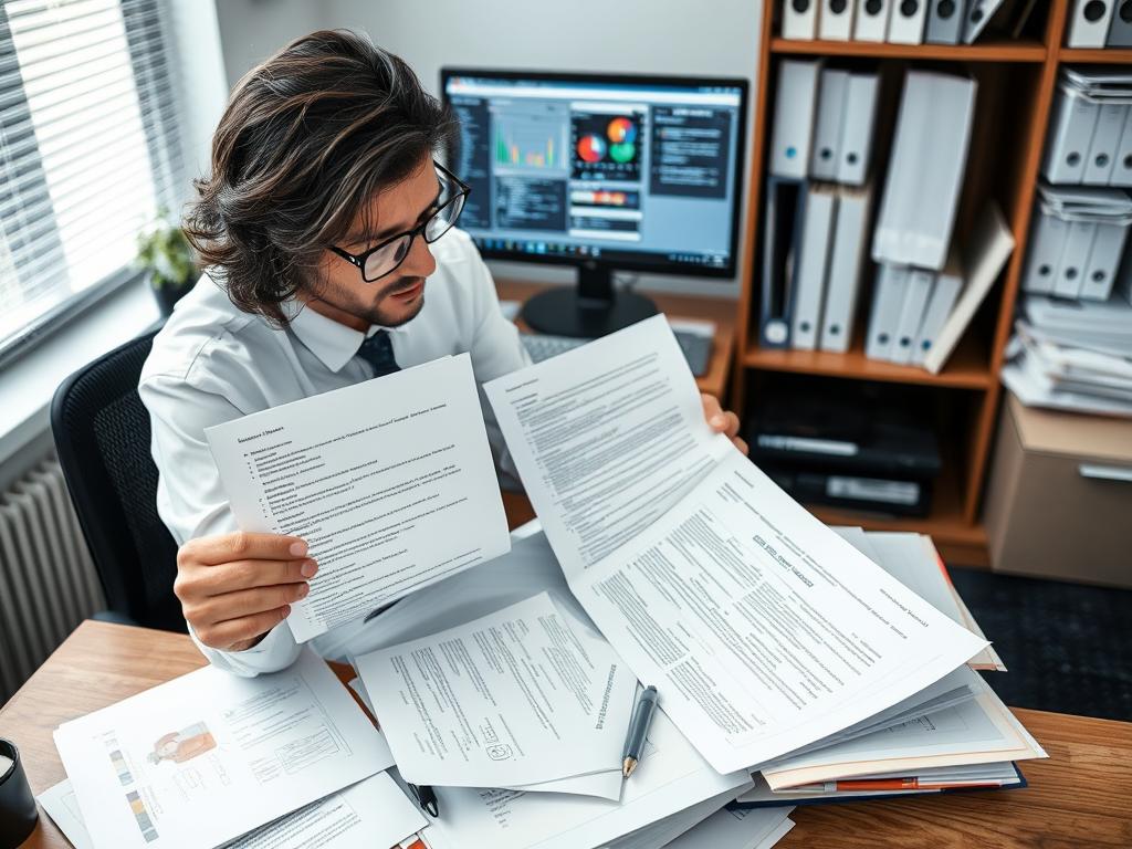 Professional investigator reviewing evidence for a Geelong sexual harassment investigation case