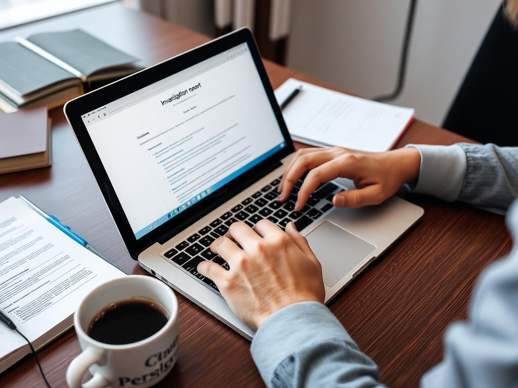 Professional investigator writing a Geelong Human Resources (HR) Investigation report