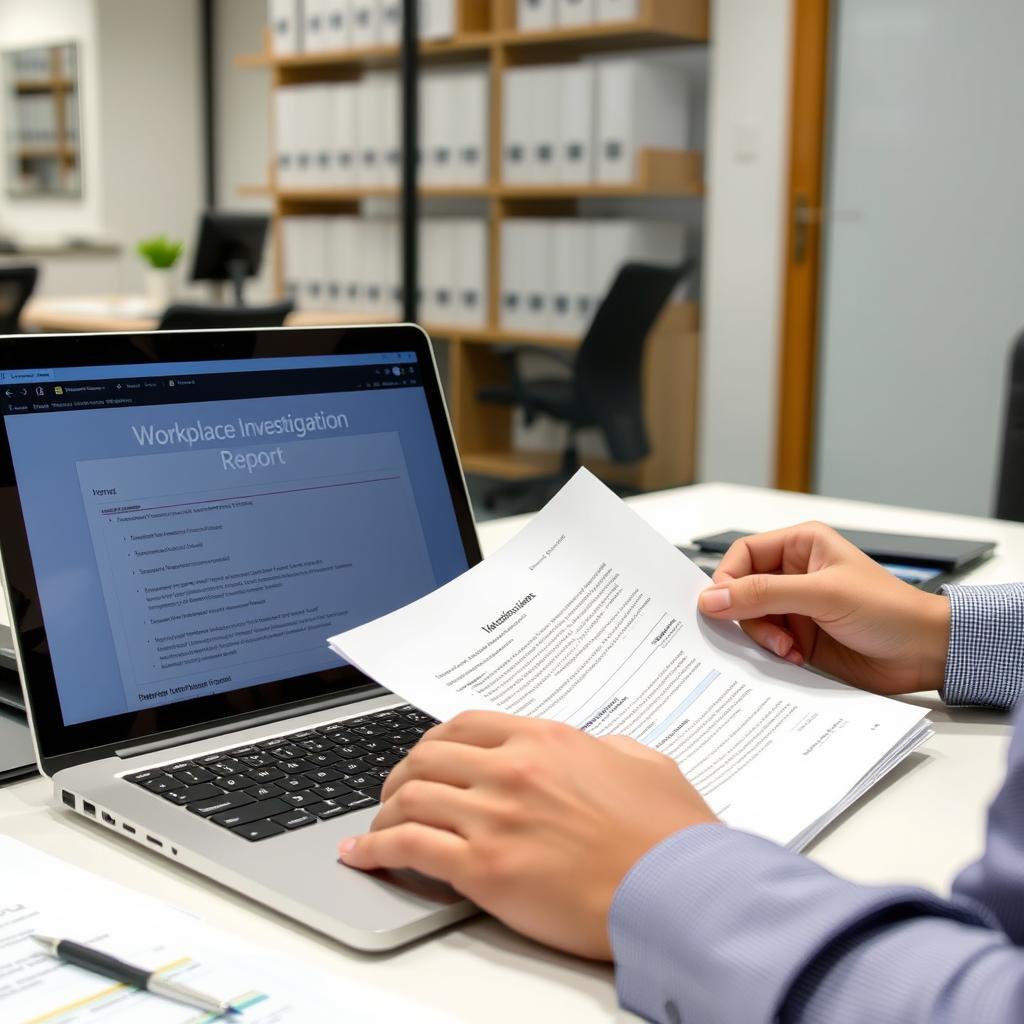 Report preparation for Melbourne workplace bullying investigation