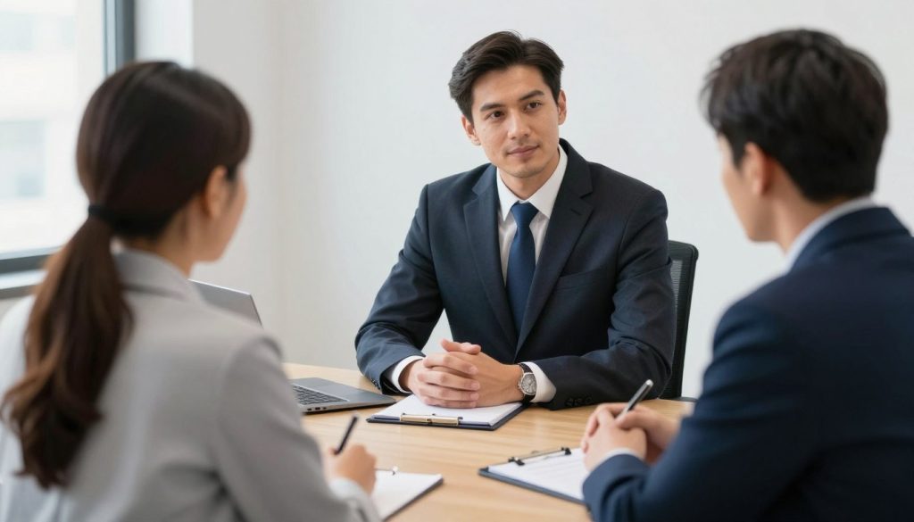 Professional workplace investigator interviewing an employee during a Bendigo HR workplace investigation