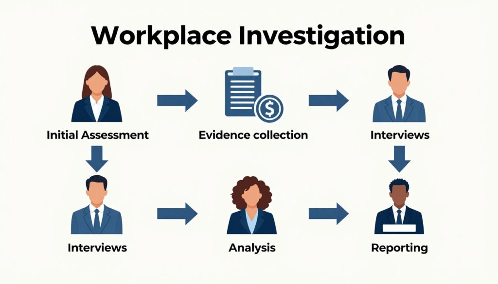 The five stages of professional workplace investigation process The five stages of professional workplace investigation process