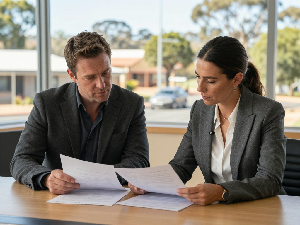 Discussing sexual harassment investigation